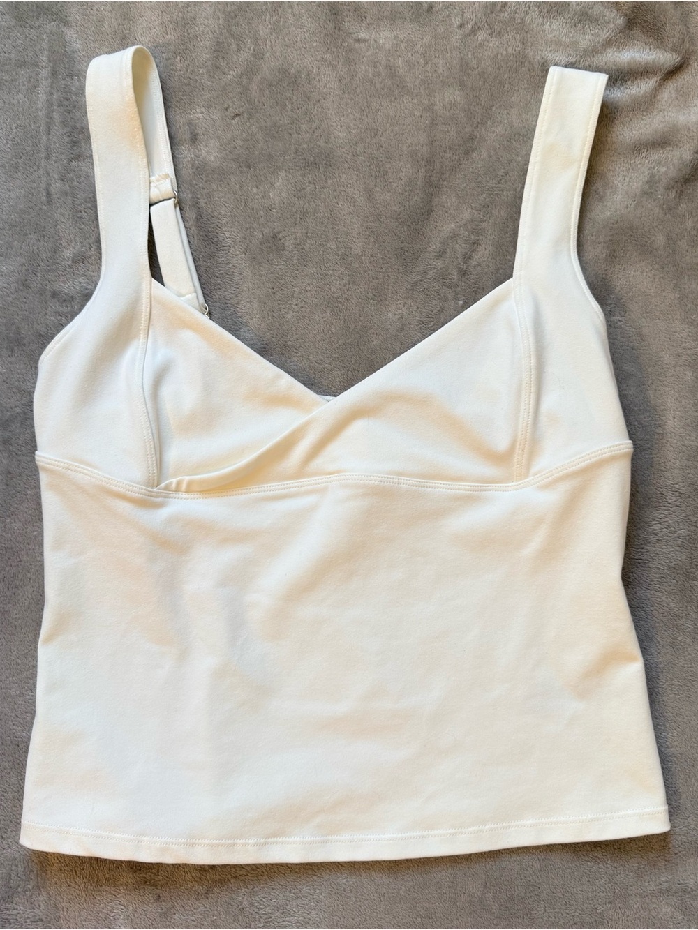 Intimately Free People Iconic Cami White Sweetheart Crop Tank Top Size Medium